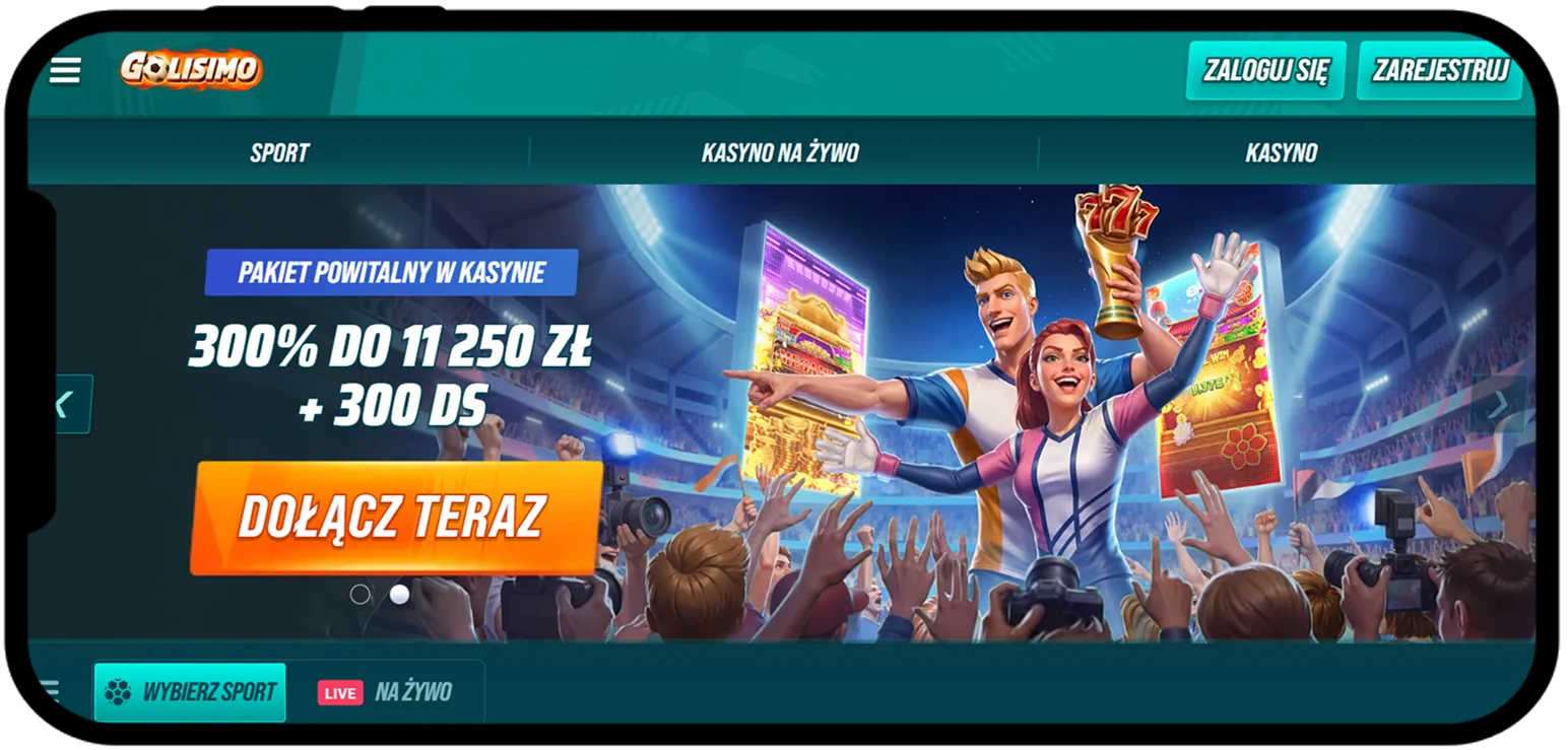 Golisimo - Kasyno Internetowe z Bonusem na Start i Pełnym Sportsbookiem